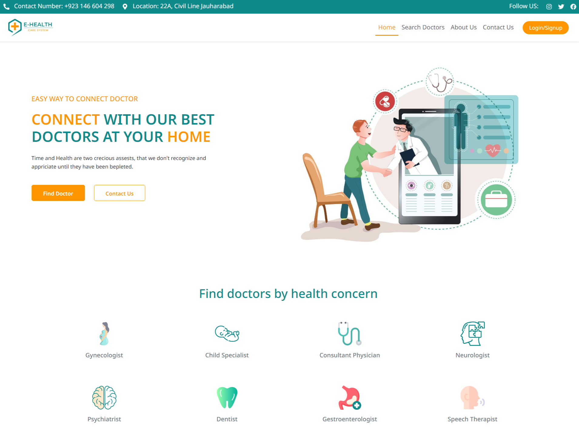 E-Health-Care Home
